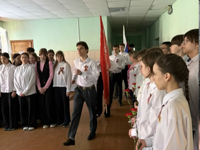Память, которая живёт в сердце: митинг и возложение цветов ко Дню Победы.